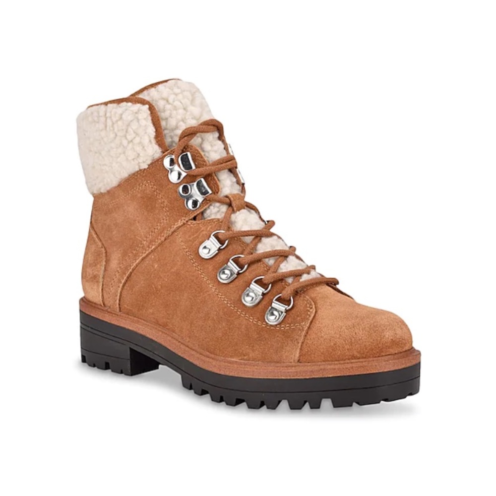 Marc Fisher Isalia Boots - Brown Multi Suede